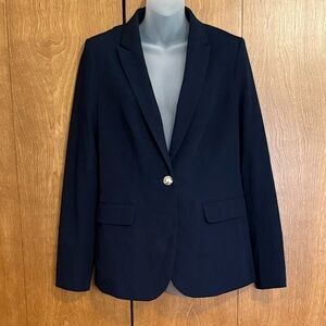Tommy Hilfinger Navy Blue Blazer Womens 10 NWOT